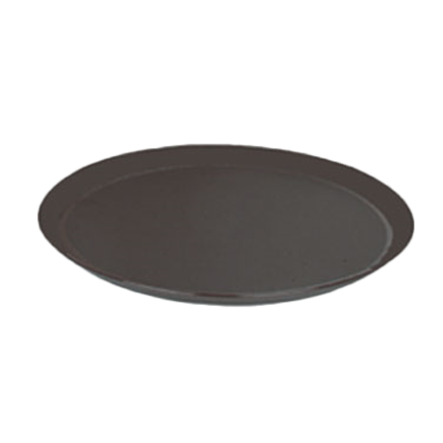 Thunder Group PLST2700BR 22" W x 27" D Brown Polypropylene Oval Serving Tray