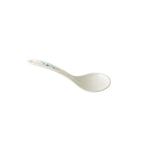 Thunder Group 7008BB 1.5 Oz. Blue Bamboo Melamine with Hanging Hole Rice Ladle