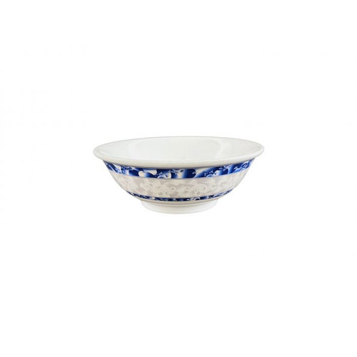 Thunder Group 5065DL 32 Oz. Melamine Blue Dragon Rimless Bowl