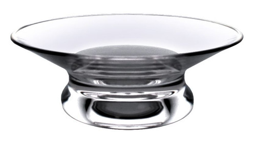 Thunder Group PLTHFT005C 5 Oz. Clear Polycarbonate 2" Tall Heavy Base Fruit Tray