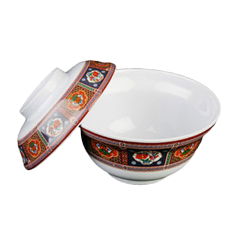 Thunder Group 3201TP 20 Oz. Melamine Peacock Round Noodle Bowl