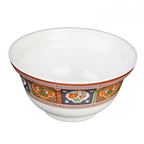 Thunder Group 3201TP 20 Oz. Melamine Peacock Round Noodle Bowl