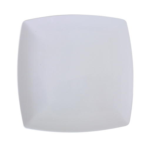 Thunder Group 29009WT White Melamine Square Plate