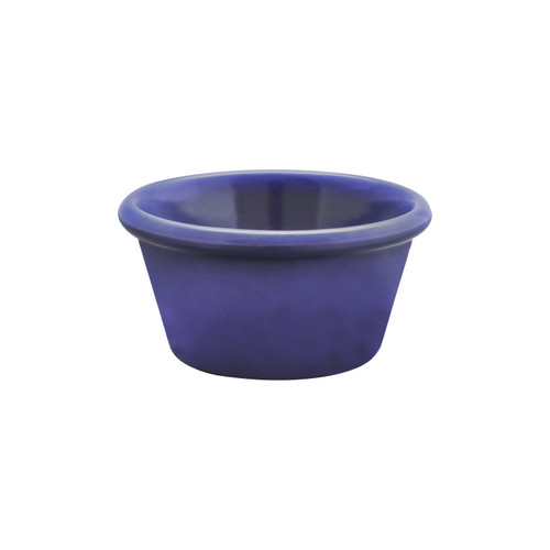 Thunder Group ML539CB1 6 Oz. Cobalt Blue Round Melamine Ramekin