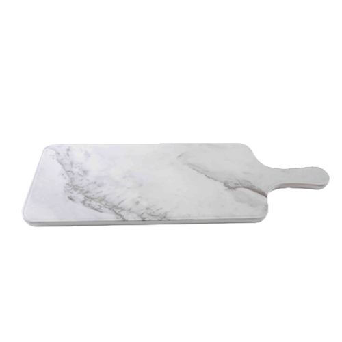 Thunder Group SB612W 12.5" W White Shadow Rectangular Melamine Serving Board