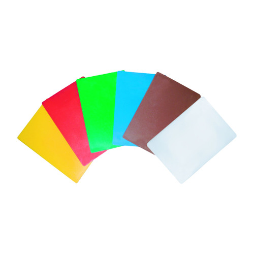 Thunder Group PLCB201505MX Assorted Colors Polyethylene Cutting Board