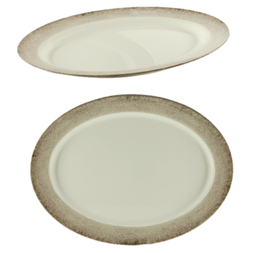Thunder Group SD2121J Designs or Patterns Melamine Oval Platter