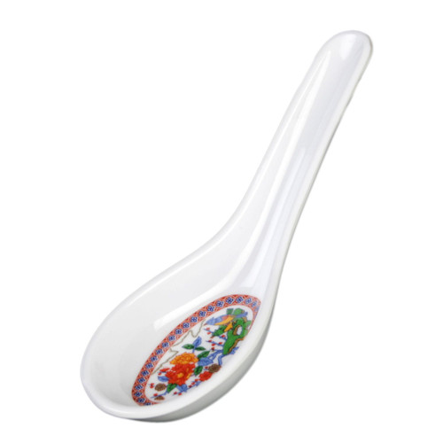 Thunder Group 7004TP 0.75 Oz. Peacock Melamine Spoon