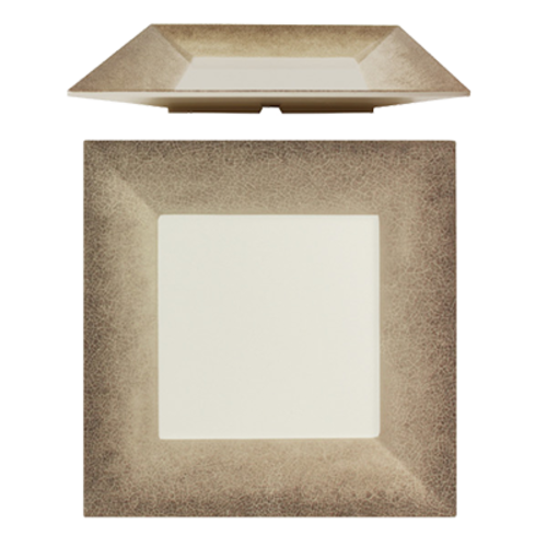 Thunder Group SD3210J 10" x 10" Dia. Square Jazz Melamine Plate