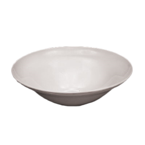 Thunder Group PS6013W 70 Oz. Passion White Melamine Round Salad Serving Bowl