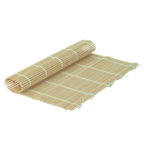 Thunder Group BASR195JP 9.5" W x 9.5" D Bamboo Round Sushi Roller