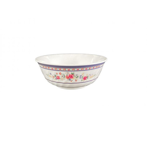 Thunder Group 5307AR 32 Oz. Melamine Rose Swirl Bowl