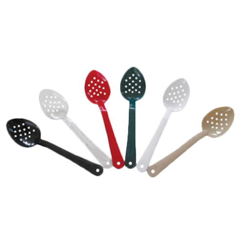 Thunder Group PLSS113BG 11" Beige Polycarbonate Perforated Serving Spoon