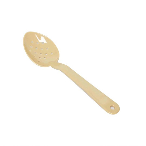 Thunder Group PLSS113BG 11" Beige Polycarbonate Perforated Serving Spoon