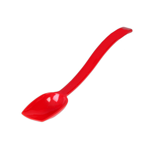 Thunder Group PLBS010RD 0.75 Oz. Red Polycarbonate Solid 10" Buffet Spoon