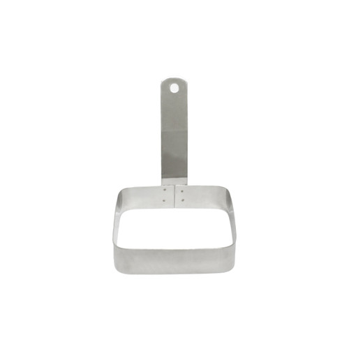 Thunder Group SLER0401S 4" W Square Stainless Steel Mirror Finish Egg Ring
