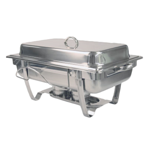 Thunder Group SLRCF0833BT 8 Qt. Stainless Steel Lift-Off Cover Rectangular Chafer