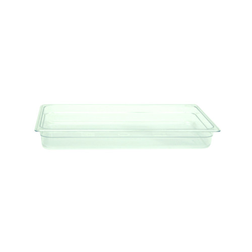 Thunder Group PLPA8002 Full Size Clear Polycarbonate 2.5" Deep Food Pan