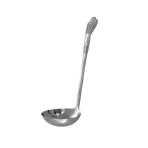 Thunder Group SLSL003 2 Oz. Sunflower Stainless Steel Ladle