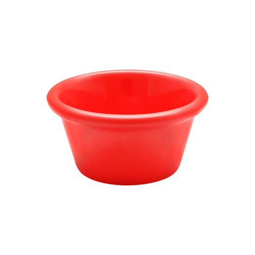 Thunder Group ML536RD1 2.5 Oz. Orange Melamine Round Smooth Ramekin