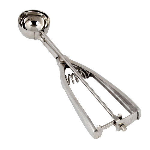Thunder Group SLDA060 0.56 Oz. Stainless Steel Ambidextrous Twin Grip Handle Disher
