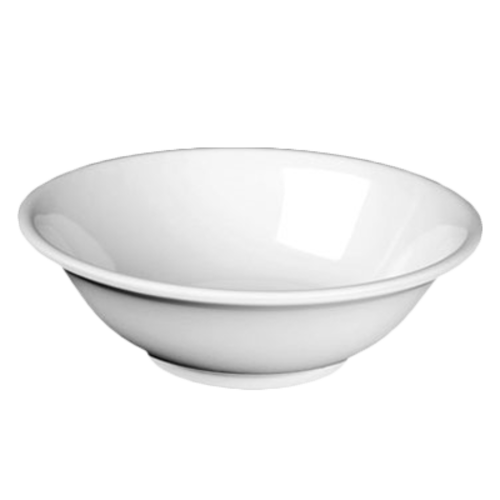 Thunder Group NS5095W 96 Oz. NuStone White Melamine Round Serving Bowl