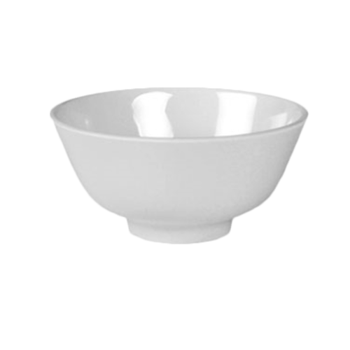 Thunder Group 3006TW 9 Oz. Imperial White Melamine Round Rice Bowl