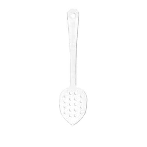 Thunder Group PLSS113CL 11" Clear Polycarbonate Perforated Serving Spoon