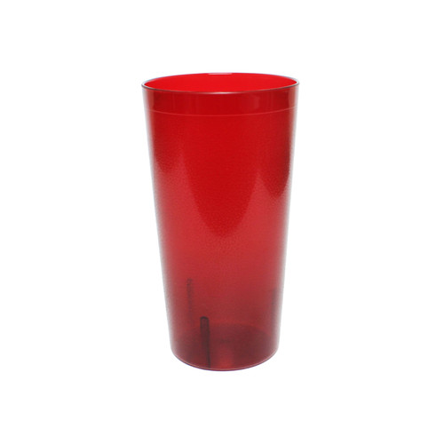 Thunder Group PLTHTB032TR 32 Oz. Red Plastic Textured Finish Tumbler