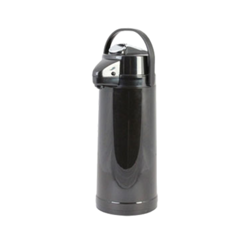 Thunder Group APLG022 74 Oz. Plastic Black Lever Top Airpot