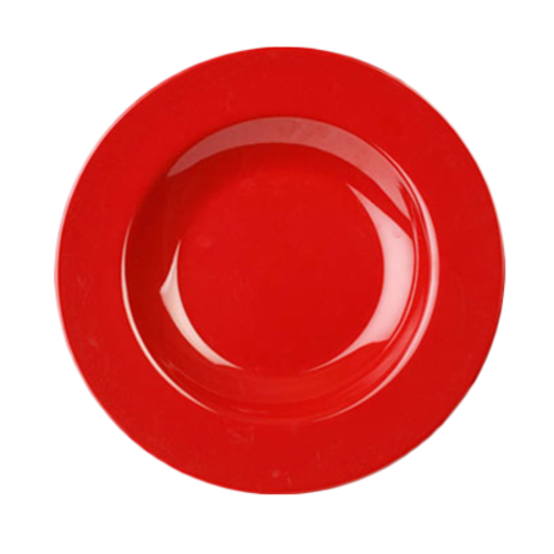 Thunder Group CR5811PR 16 Oz. Pure Red Melamine Pasta Bowl