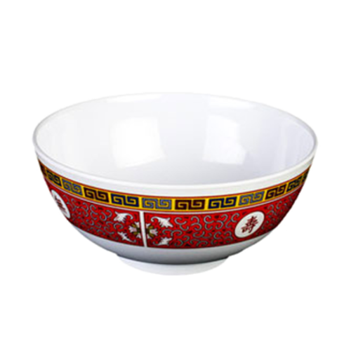 Thunder Group 5208TR 56 Oz. Melamine Longevity Round Rice Bowl