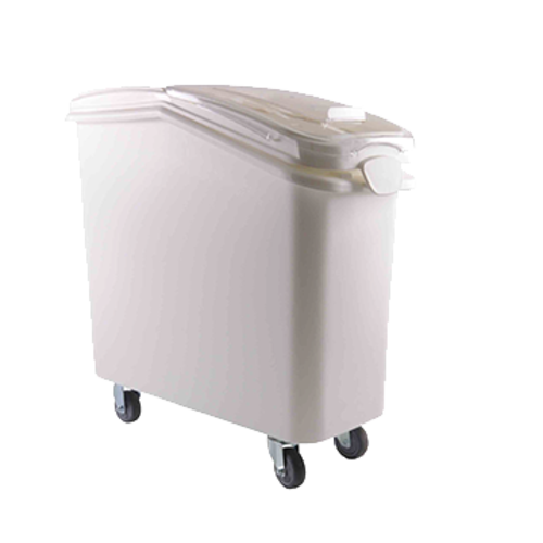 Thunder Group PLIB021C 21 Gal. White Polypropylene Ingredient Bin