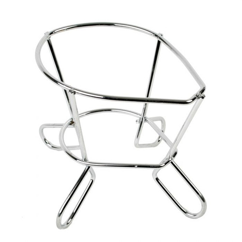 Thunder Group CRHH876 8.5" W x 6" H x 7.25" D Chrome Plated Steel Wire Ham Holder