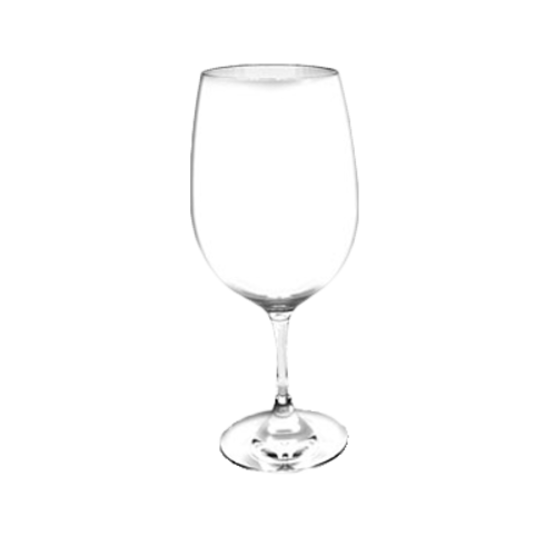 Thunder Group PLTHWG023RC 23 Oz. Clear Polycarbonate Red Wine Glass