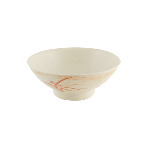 Thunder Group 5770 24 Oz. Melamine Gold Orchid Bowl