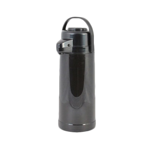 Thunder Group APPG025 84 Oz. Plastic Black Push Button Top Airpot