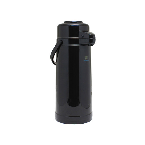 Thunder Group APPG025 84 Oz. Plastic Black Push Button Top Airpot