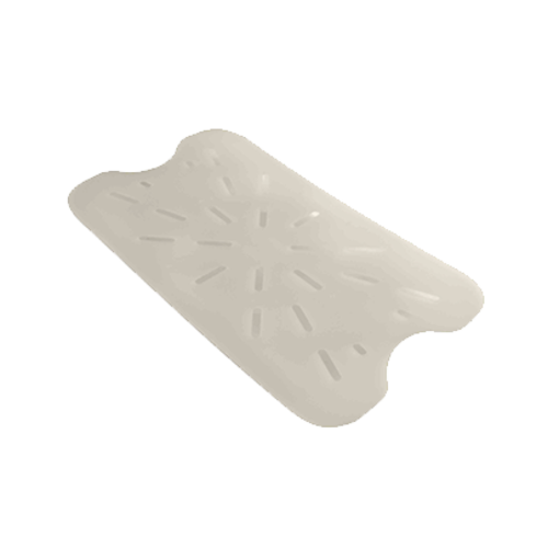 Thunder Group PLFBD1218PP 1/2 Sheet White Polypropylene Drain Shelf
