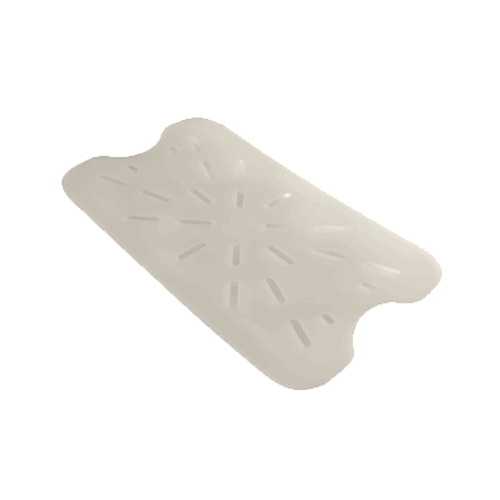 Thunder Group PLFBD1218PP 1/2 Sheet White Polypropylene Drain Shelf
