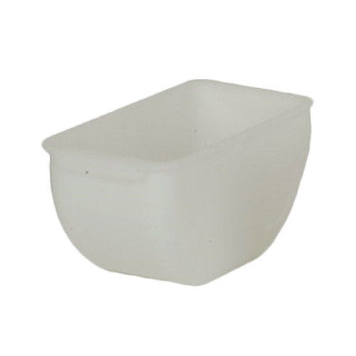 Thunder Group SLINS002 2.41 Cu. Ft. White Plastic 1 Pint Condiment Server Insert