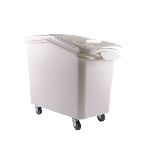 Thunder Group PLIB027C 27 Gal. White Polypropylene Ingredient Bin