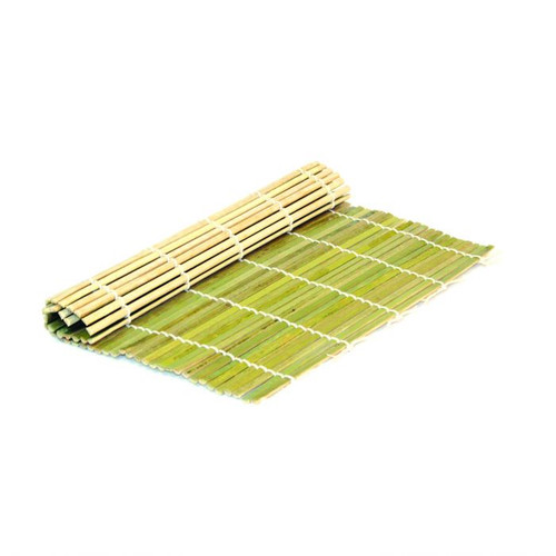 Thunder Group BASR095JP 9.5" W x 9.5" D Bamboo Flat Sushi Roller