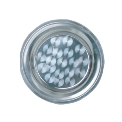 Thunder Group SLCT014 14" Dia. Stainless Steel Round Serving Tray