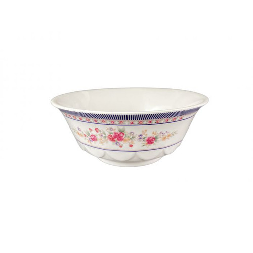 Thunder Group 5275AR 34 Oz. Melamine Rose Scalloped Bowl
