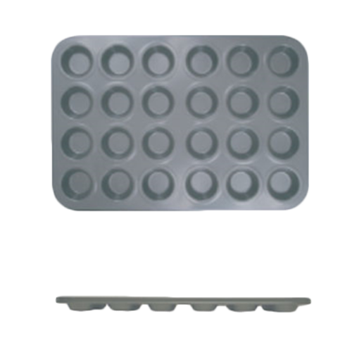 Thunder Group SLKMP124 1.5 Oz. per Compartment Carbon Steel Muffin Pan