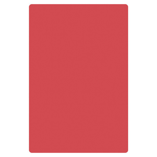 Thunder Group PLCB181205RD 18" W x 12" D x 0.5" H Red Polyethylene Non-Absorbent Cutting Board