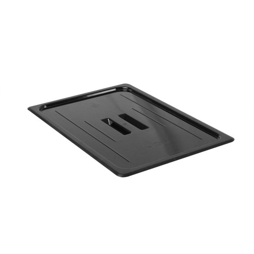 Thunder Group PLPA7000CBK Full-Size Black Polycarbonate Food Pan Cover