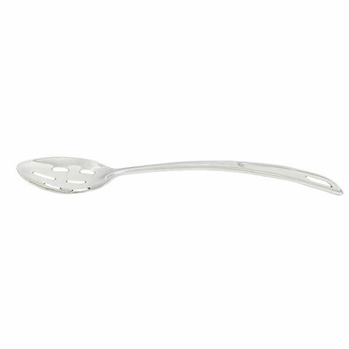 Thunder Group SLSBA612 15" L Silver Stainless Steel Slotted Basting Spoon