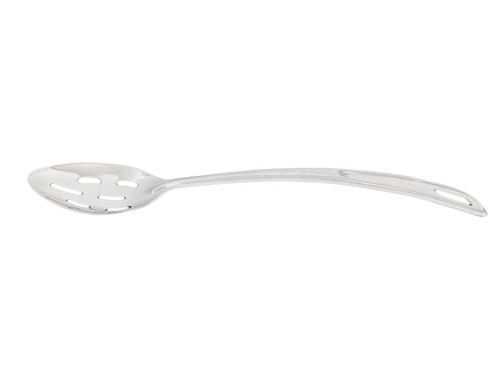 Thunder Group SLSBA612 15" L Silver Stainless Steel Slotted Basting Spoon